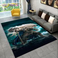 Elden Ring Game Gamer 3D Printed Area Rug,Carpet Rug for Living Room Bedroom Sofa Doormat Decoration, Kids Non-slip Floor Mat 3D 40x60cm(15x23in)