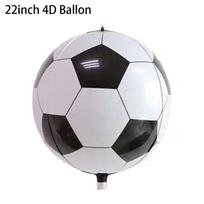 Giant Standing Soccer Trophy Foil Balloon Gold Trophy Football Balloons Kids Birthday Sports Soccer Themed Party Decorations As Shown
