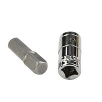 2pcs Impact Driver Socket Drill Adapter Drill Chuck Converter 1/4'' Square Drive To 1/4 Hex Shank For Hand Tools Accessories China Mainland