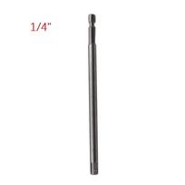 1 Pc Impact Socket Adapter 200/150mm Hex Shank To 1/4 3/8 1/2inch Head Extension Drill Bit Bar For Power Drill Tool Accessories