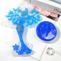 Beauty Jewelry Holder Silicone Molds UV Epoxy Resin Mold Earring Ring Storage ONE  SIZE
