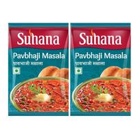 Suhana Pav Bhaji Masala Spice Mix 200 g Pouch Authentic Street Style Curry Seasoning Blend Pack Of 2 Combo