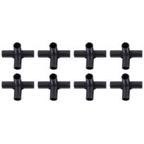 19mm 4-Way Connector Flexible Pipe Fittings For Greenhouses Drip Fittings Versatile Applications Easy Installation 19mm