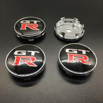4 vnt. / 60 mm automobilio ženklelio rato stebulės dangteliai Centrinis dangtelis GTR emblemos logotipo lipdukų lipdukai Automobilio modeliai, skirti Ni+ss+an