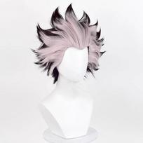 Gen Narumi Cosplay Perukas Rožinis Juodas Mišinys Trumpas Perukas Karščiui Atsparus Sintetinis Plaukas Helovino Anime Perukai + Peruko Kepuraitė One Size