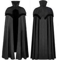 Hot-selling buckle cape, Christmas party medieval stand-up collar retro double-layer jacquard buckle cape One Size