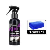 Three-in-one ceramic nano coating liquid - waterproof, scratch-resistant, UV protection car polish & paint enhancer 100ml