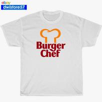 New Shirt Burger Chef  Logo Black/Navy/Whi<wbr/>te/Grey Men's T-Shirt S-5XL Unisex T-Shirt S