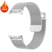 Milanese Magnetic Metal Strap for Samsung Galaxy Watch 8 40mm 44mm 8Classic 46mm Band for Galaxy Watch Ultra 2025 47mm Wristband Galaxy Watch 8 40mm sidabras