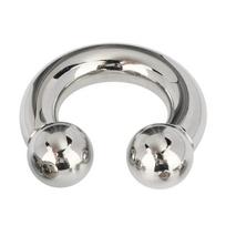 ASTM F136 Titanium PIERC Horseshoe Circular Barbell large size Earrings 0G-12G Nose Nipple Tragus Lip Ear Body Piercing Jewelry 2x12x5mm