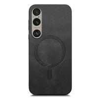 Magnetic Case for Sony Xperia 1 VII VI Luxury Silicone Leather Phone Back Cover for Sony Xperia 1 V Protect Shell Bumper Funda Sony Xperia 1 V juoda