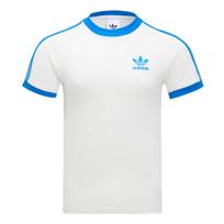Adidas Originals CALI marškinėliai Unisex Jado Balta/Paukščio Plunksnos Mėlyna KR0291 XL white