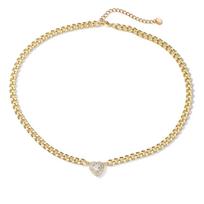 HECHENG,New Titanic Heart Love Forever Pendant Necklace For Women,Stainless steel Nk Chain Choker Zircon Gift auksas