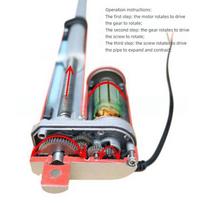 12V24V Small DC Electric Push Rod Electric Linear Actuator Motor High Thrust Silent Electric Telescopic Rod 50MM
