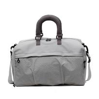 Large Capacity Crossbody Travel Bag Multi-Functional Gym Bag Color Block Storage Bag pilka spalva