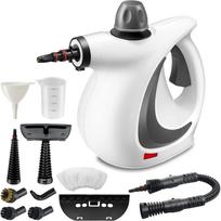 Household pressurized handheld steam cleaning machine,powerful water pump,9accessories,sterilization,stain removal,deodorization EU&230 V pilkšvai balta