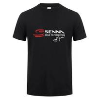 Ayrton Senna Marškinėliai Vyrams Trumpomis Rankovėmis Medvilniniai Senna Drive To Perfection Marškinėliai Viršus Marškinėliai S įvairiaspalvis