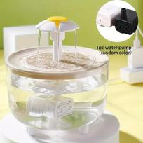 Transparent Pet Drinking Fountain USB Power Automatic Circulation Smart Cat Drinking Fountain Pet Water Feeder USB  5V&1.5L