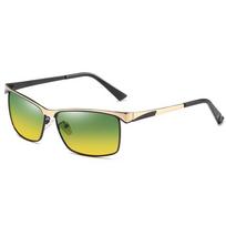Fashion Day & Night Polarized Sunglasses Glare Resistant Driving Glasses Party Glasses for Men Women TAC Material  Drop & Scratch Resistant Lenses geltona/auksinė