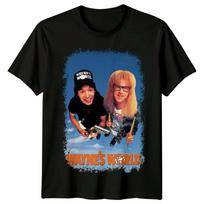 Veino pasaulis (1992 m) Filmo plakato įkvėpti marškinėliai Retro 90s marškinėliai Unisex XL