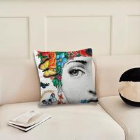 Šiuolaikinė P-Piero F-Fornasettis pagalvės užvalkalas Pagalvės užvalkalas Dekoras Kambarys Namai Sofa svetainė Biuras Automobilis Nordic Paprastumas 12x12Inch