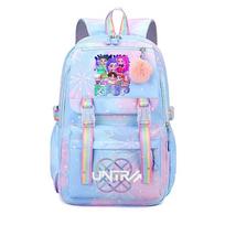 Vaikams Mergaitėms Kpop Rumi Zoey Mira Derpy Sajaboys Spausdinta Studentiška Kuprinė Atsitiktinė Vaivorykštinė Kuprinė 44*30*22cm