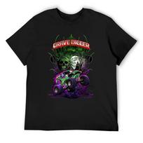 grave digger monster jam monster truck T-Shirt graphic t shirts vintage summer top quick drying funny t shirts for men S juoda