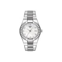TISSOT Gran Collection Kvarcinis Mechanizmas Moteriškas Laikrodis 32mm Baltas Ciferblatas Nerūdijančio Plieno Korpusas T043.210.11.117.01 White Regular Watch Box