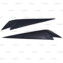 Car Front Headlight Eyebrows Cover Eyelids Trim Car Styling For Bmw X1 E84 2009-2014 matinė juoda spalva