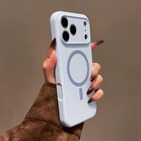 Naujas magnetinis skysto silikono dėklas Apple iPhone 17 Pro Max, pilnos apsaugos odos pojūčio apsauginis dėklas iPhone 16 iPhone17ProMax