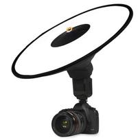 ABNR Universalus 42cm Apvalus Studijinis Blyksnio Softbox Diffuser Reflektorius Dirželis Speedlite Naujas K1KF