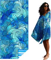 Lightweight Microfiber Beach Towel - Sand-Free Quick-Dry, Compact for Travel, Pool & Camping, Large Absorbent Adult Size W30*H60(CM)