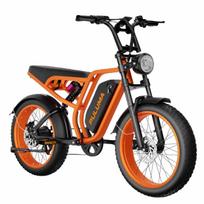 PULUMA SU8 250W Electric Mountain Bike,52V 20Ah Removable Battery, Full Suspension oranžinė