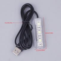 Landscape LED Fish Tank Light; Aquarium Accessory Powered by USB.