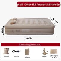 Outdoor Camping Inflatable Flocked Air Mattress