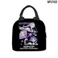 3d Kpop Demon Hunters Lunch Bag With Insulated Tote For Kids And Teens StyleA