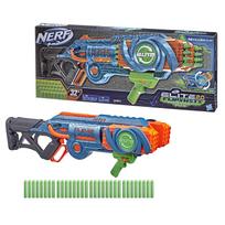 Hasbro Nerf Elite Flip Shot Features 32 barrels that flip to double your shooting 32 dart includes 32 official Nerf Elite darts Authentic 2.0 Flip-32