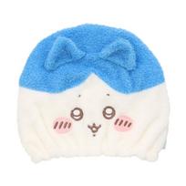 Shobido Chiikawa Hair Drying Cap for Head Circumference Absorbent Towel Cap Adults, 46-75cm, (Bicolor)