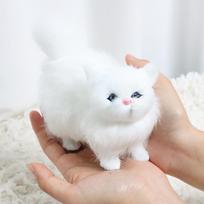 13cm Realistiškas kačiuko modelis Imitacinis katės pliušinis žaislas Minkšti mieli kimšti gyvūnai Puikios gimtadienio dovanos vaikams, mergaitėms ar berniukams 13cm