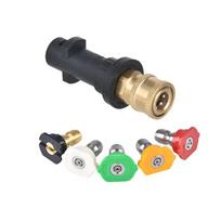 1 4 Quick Connect Adapter for Karcher For Pressure Washer High For Pressure Resistant with Multiple Nozzle Colors