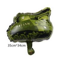 1pcs Giant Tank Balloons Foil Camo Helium Ballons Military Birthday Party Favor Army Theme Parti Decorations Boy Inflatable Toy As Shown