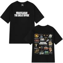 Noah Kahan Didžiojo Skilimo Turas 2026 Grafinis Marškinėlis Vyrams Moterims Hip-hop Marškinėlis Vasaros Laisvi Atsipalaidavę Medvilniniai Marškinėliai Streetwear 4XL