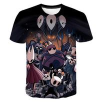 3D Game Hollow Knight Printed T Shirt Kid Fashion Streetwear Short Sleeves Men Hip Hop Tee Shirts Harajuku Clothes T-shirts Tops S