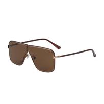 VAKA New Anti-UV Sunglasses for Men Women Retro White Clear Red Frame Trendy Vintage Style Advanced Sense Glasses for Driving