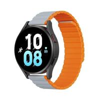 20 mm 22 mm dirželis, skirtas Samsung Galaxy Watch4 5 6 40/44mm Classic 42/43/46/47mm Magnetinė silikoninė apyrankė Amazfit GTS 2 4 mini apyrankė 20mm