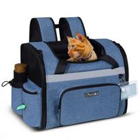 Petskd Pet Backpack Carrier Southwest Airline Approved Cat Travel Backpack for Small Dog Carrier Bag with Safety Lock Zipper