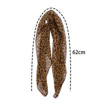 Y2K Retro Leopard Headscarf Women Girl High Quality Comfortable Fashion Headscarf Warm Versatile Party Scarf Exquisite Accessory