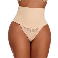 Control Thong Shapewear for Women High Waisted Stretch Body Shaper S kūno spalva