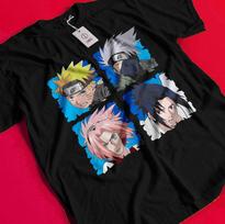 Kakashi T-Shirt Naruto Tshirt Jiraya Shirt Madara Sakura Itachi Uchiha Sasuke BB1472 4XL