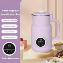 600W Multi-function Small Household Electric Blender Intelligent Reservation Juicer Automatic Mini Soybean Milk Machine violetinė